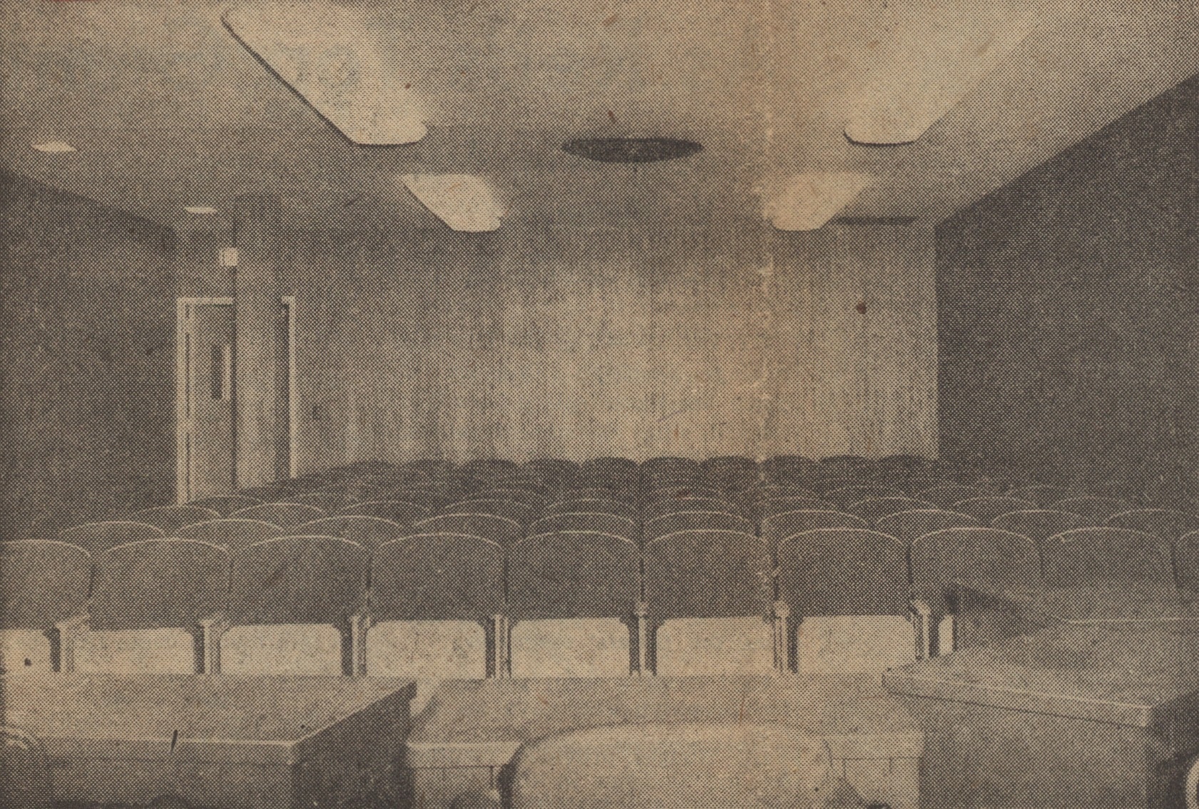 Old city hall council chambers Sept 1951